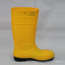 Regen Stiefel (Gelbe Obere / Schwarze Sohle) Arbeitsschuhe